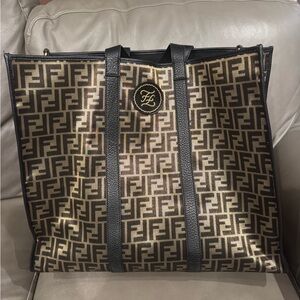 Authentic Fendi Karligraphy Tote - Brand New!